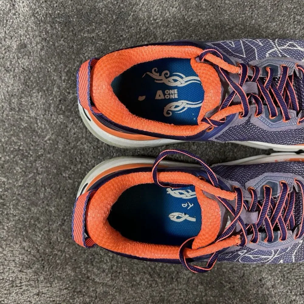 Hoka One One Bondi 4 1007862 CBNCR Women Size 10.5 Purple Running Shoes Used